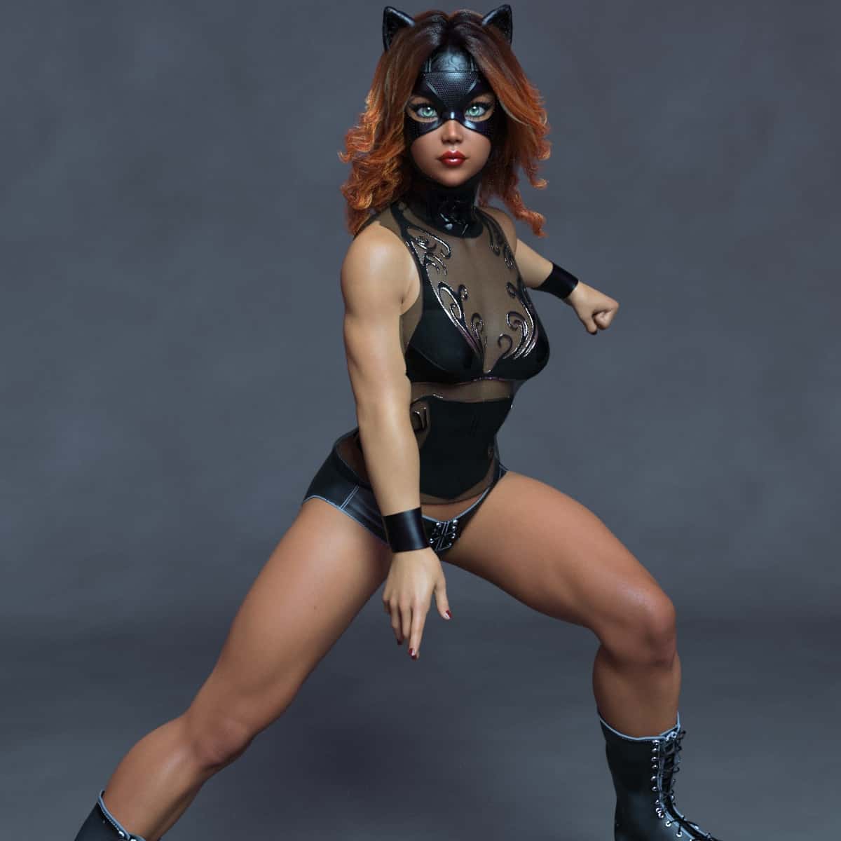 Catwoman mucha lucha 5a - 3D Artwork