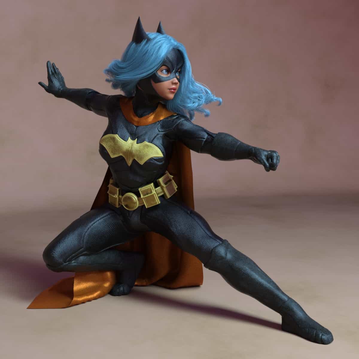 Cute Batgirl 1 - 3D Artwork